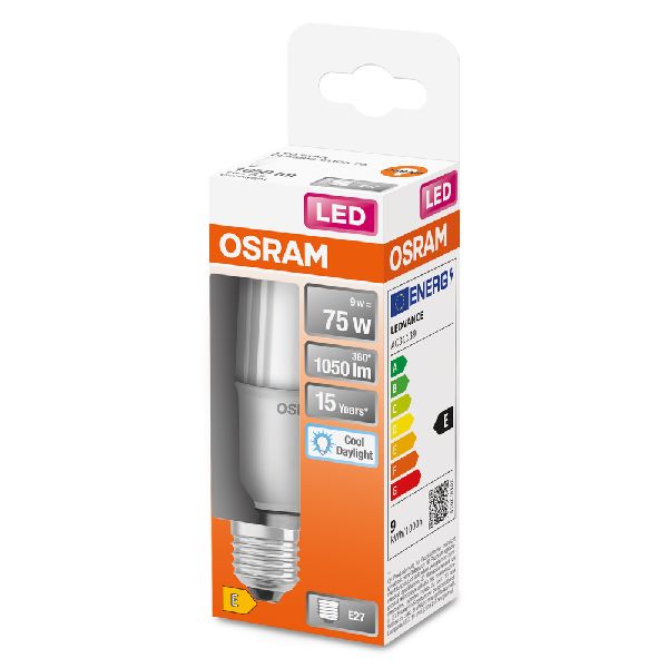 Osram LED STICK75 Dépolie 865 E27 9W 1050lm ø40,4 - 466258