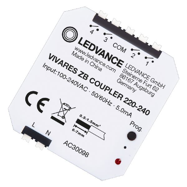 VIVARES ZB COUPLER Ledvance Zigbee Coupleur de bouton poussoir - 463806