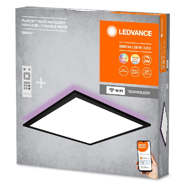 Ledvance Smart+ WF PLANPLUSBL45X45 REM RGBTWBK - 650251