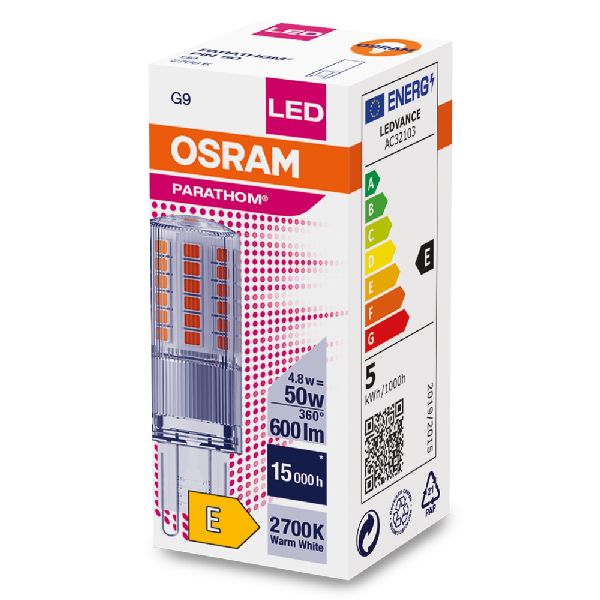 Osram LED PIN G9 Claire 600lm 827 4,8W - 622234
