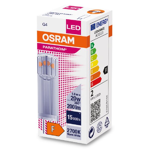 Osram LED PIN G4 Claire 200lm 827 1,8W - 622692