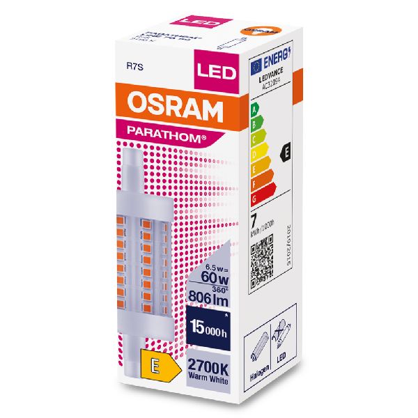 Osram LED LINE R7s Claire 806lm 827 6,5W - 653283