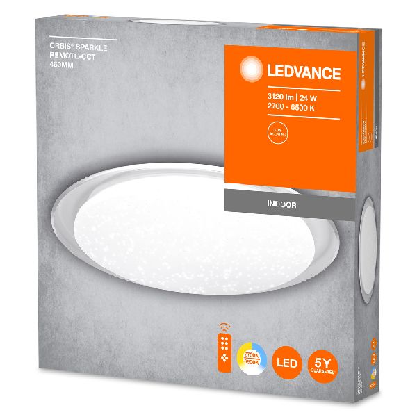 LDV ORBIS SPARKLE 460mm 24W 2600lm 2800...6000K blanc Plafonnier - 633179