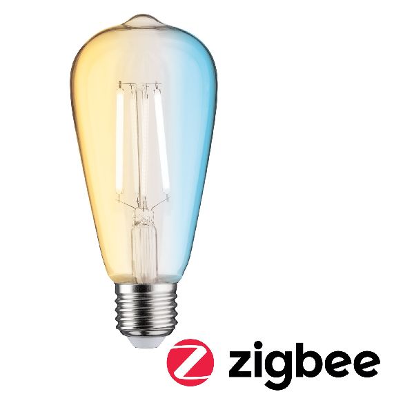 LED ZB Fil ST64 806lm 2200-6500K clr gr E27 7 W 230V