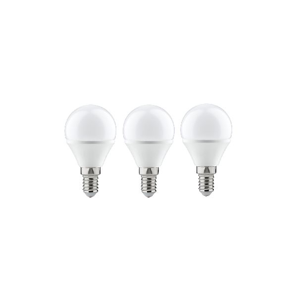 Pack 3 sphér. LED 4 W E14 230 V 2700K