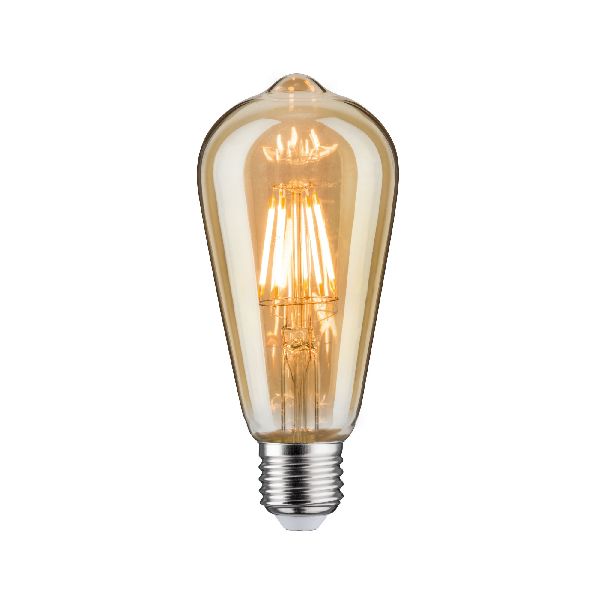 LED Vintage Rustika 6W E27 230V doré Gradable 1700 K