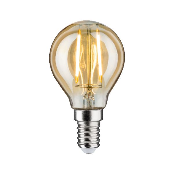 LED Vintage Sphérique 2W E14 230V doré 1700K