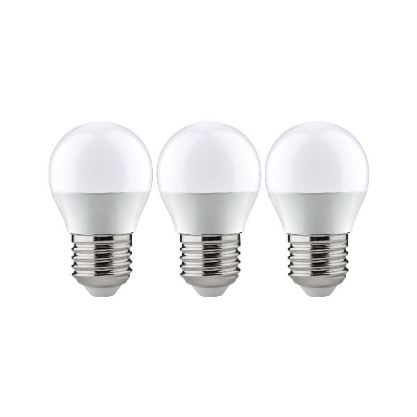 Kit de 3 LED sphé 3,5W E27 230V 2700K