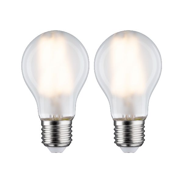 LED filament x2 STD 806lm E27 2700K dépoli 7W 230V