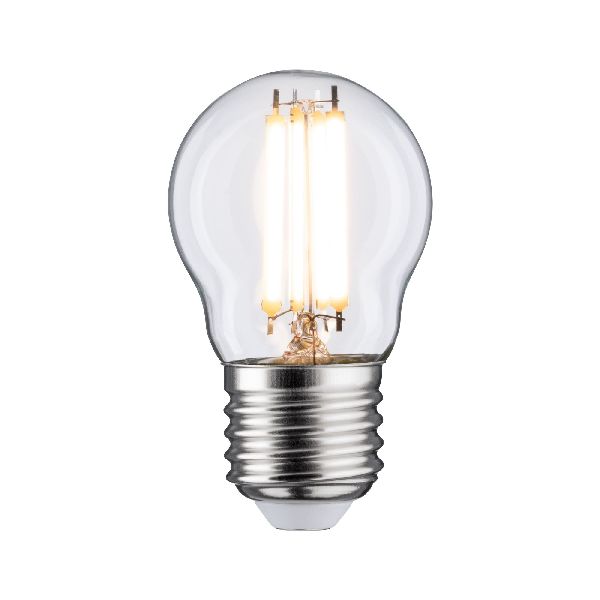 LED fil sphéri 800lm E27 2700K 6,5W Clair gradable 230V