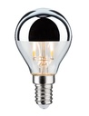 LED sphérique calotte réflect 220lm E14 2700K 2,6W 230V Argent