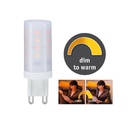 LED bi-pin G9 270lm 2000-3000K dimtowarm 4W 230V