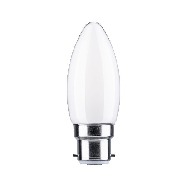 Flamme LED B22d 470lm 2700K 4,5W dép 230V