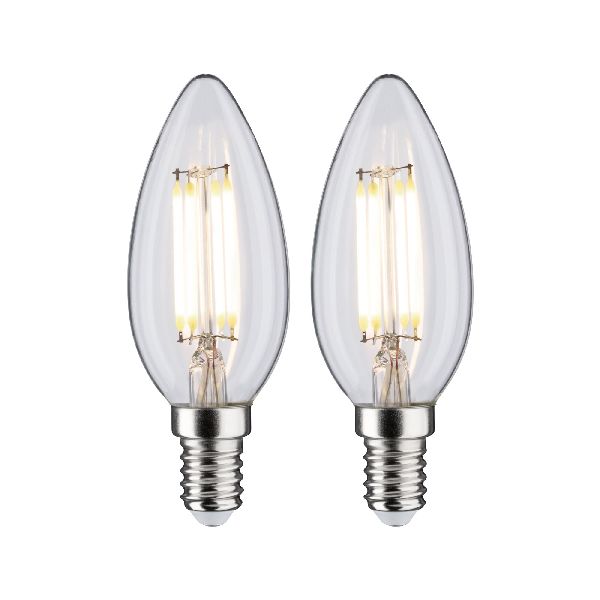 Flammes LED Fil x2 470lm E14 4000K Clair 4,5W 230V