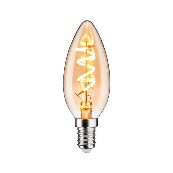 LED Vintage bougie 150lm 4W 2500K doré E14 230V