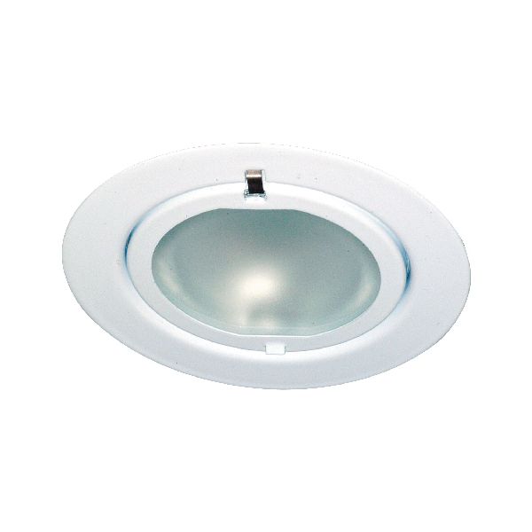 Encastr. Meuble Klipp Klapp max.20W 12V G4 72mm Blanc/Tôle d´acier/Verre