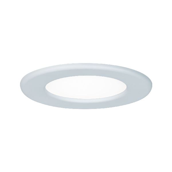 Kit encastrés Quality Panel rond LED 1x6W 4000K 230V 115mm Blanc/plastique