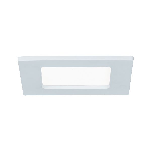 Kit encastrés Quality Panel carré LED 1x 6W 4000K 230V 115x115mm Blanc/plastique