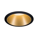 Kit ENC Cole Coin 3StepDim rd fixe LED 1x6W 2700K 230V noir/doré dép/syn