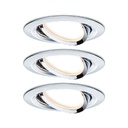 Kit ENC Nova rd orie LED 3stepdim 3x6,5W 230V GU10 51mm Chrome/Alu