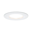 Kit ENC Nova Coin 3-stepdim rd fixe LED 1x6W 2700K 230V blanc dépoli/Alu