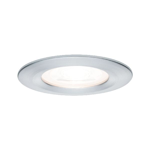 ENC Nova rond fixe max. 35W 230V GU10 5 51mm Alu tourné/Alu zinc