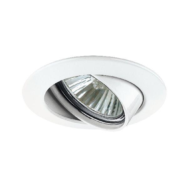 Premium Encastr. orientable max.50W 230V GU10 51mm Blanc/Alu Zinc