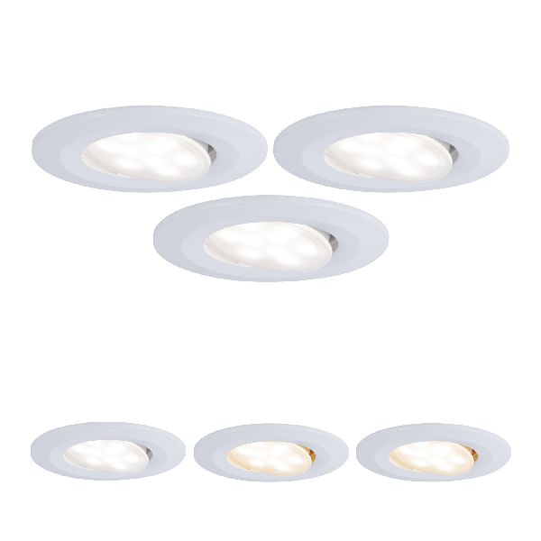 Kit enc Calla IP65 WhiteSwitch rd noir LED 3x550lm tunable white 5,5W 230V Blc