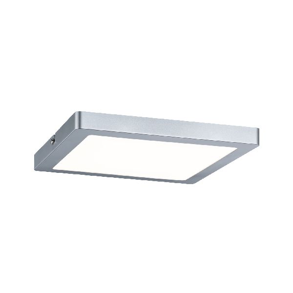 Panneau LED WallCeiling Atria 220x220 mm 20W chrome mat 230V plastique