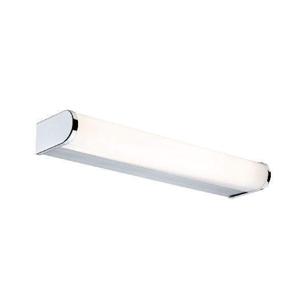 WallCeiling Arneb IP44 LED 1x9W chrome 230 V alu / acrylique