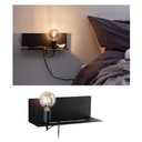 WallCeiling Devara Appliq max 1x40W E27 noir 230V métal