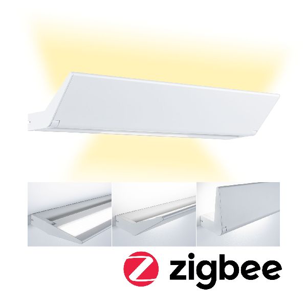 LM Ranva App ZB TunW LED 15 W Blanc dépoli 230V alu