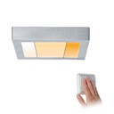 WallCeiling Carpo Panneau LED WarmDim 225x225mm 13W Chrome mat 230V Mét