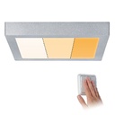 WallCeiling Carpo Panneau LED WarmDim 300x300mm 16W Chrome mat 230V Métal