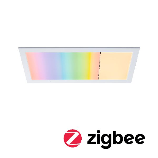 WallCeiling Amaris ZB Panneau LED RGBW 595x295mm 22W Blanc dépoli 230V Métal