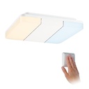 WallCeiling Cela IP44 pann LED 15,5W WhiteSwitch 280x280mm blanc / plastique