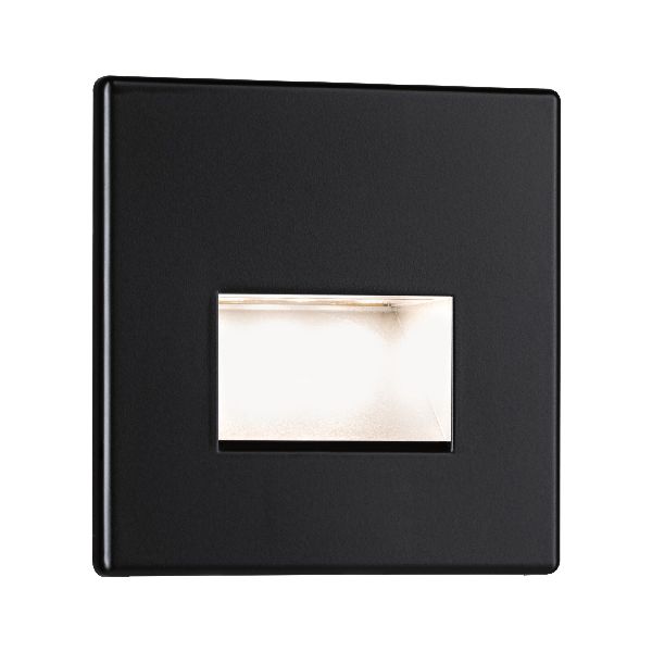 Kit ENC mural Special Edge carré LED 1x1,1W 230V Noir