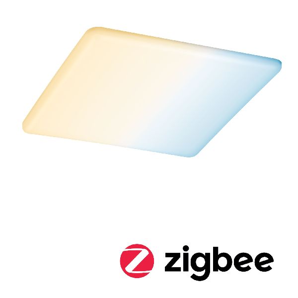 Panneau ENC Veluna VariFit IP44 17W TuneW ZigBee 215x215mm Synthétique