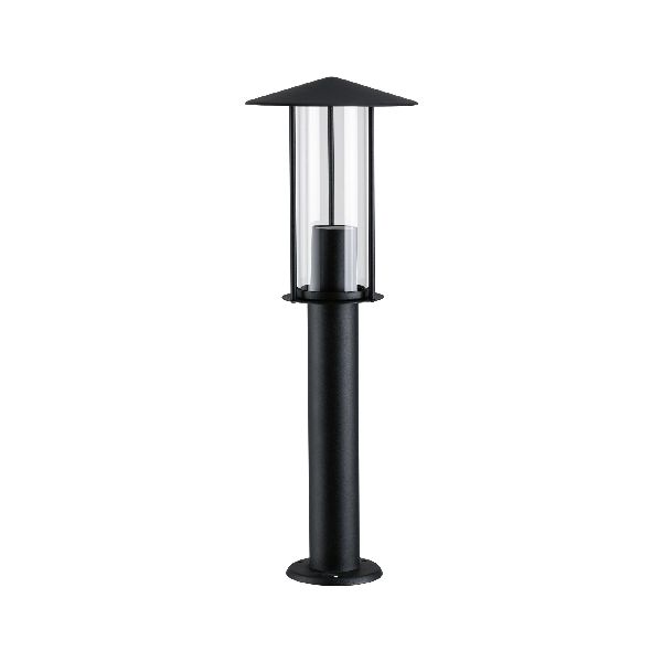 Borne lumineuse extérieur 230V Classic IP44 E27 Métal/Verre Dark Grey