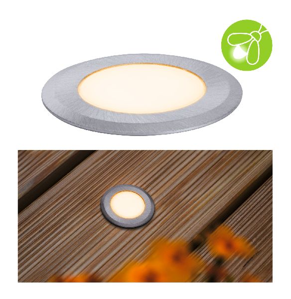 Enc. de sol extérieur 230 V IP67, 2,2 W, rond resp. insectes