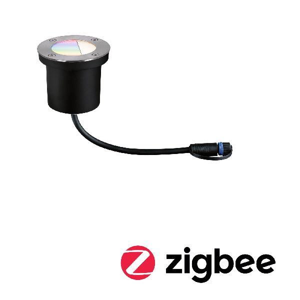 Encastré de sol Outdoor Plug &amp; Shine IP65 RGBW 24V ZigBee