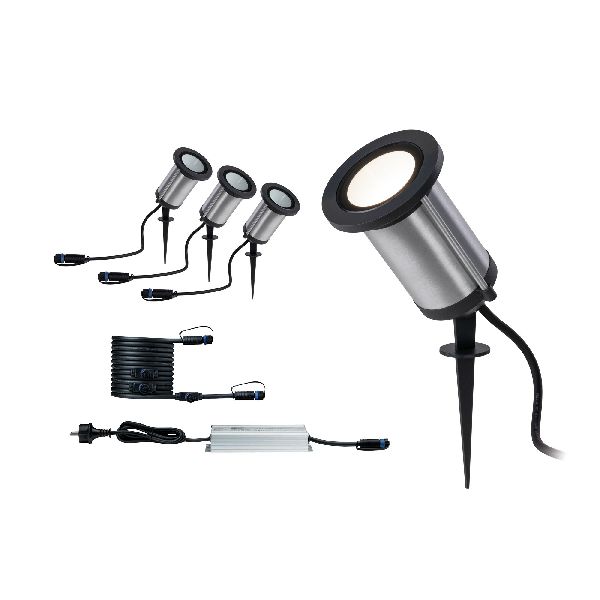 Spot Outdoor Plug&amp;Shine Classic Kit starter Anthracite 3000K 6W 24V IP65