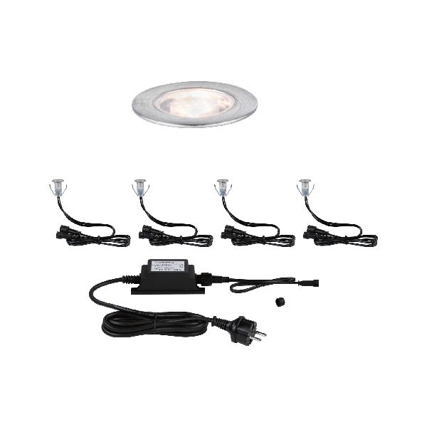 Kit ENC de sol Link+Light Ext 4x0,5W IP67 3000K 12V