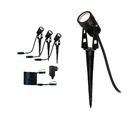 Extérieur Plug+Shine spot 3W Kit démar IP65 3000K Black