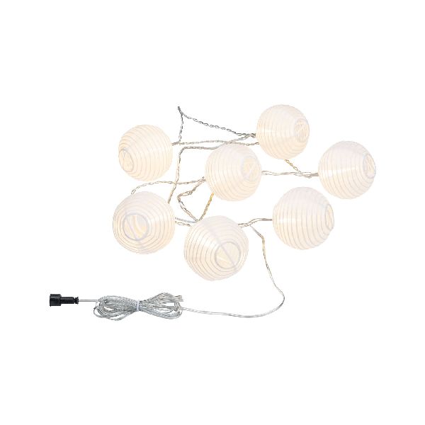 Outdoor Link+Light lampion chain IP44 3000K 72x2lm 12V
