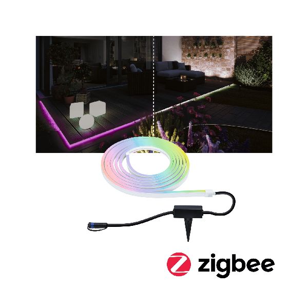 Strip néon ext Plug&amp;Shine RGB IP67 24V