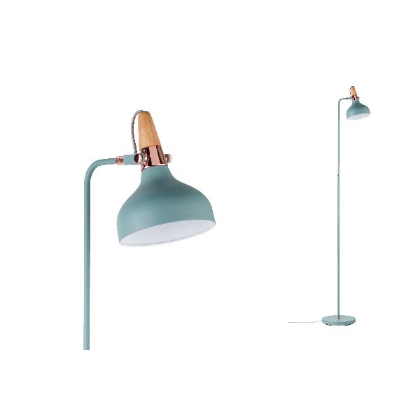 Neordic Juna lampadaire max 1x20W E14 Vert doux/Cuivre/Bois 120V Métal/Bois