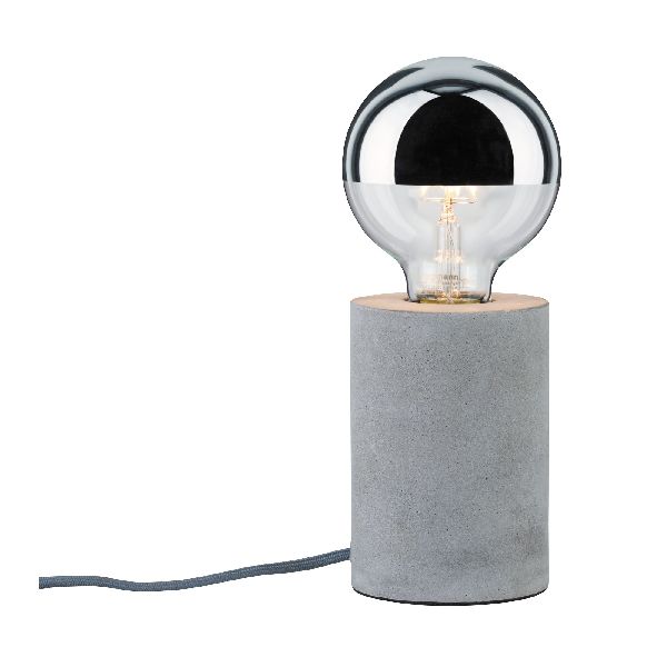 Neordic Mik lampe de table rond max 1x20W E27 Gris 230V Béton