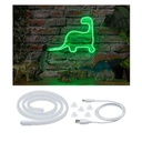 Strip USB Neon Colorflex vert 1m 4,5W 5V blanc plastique