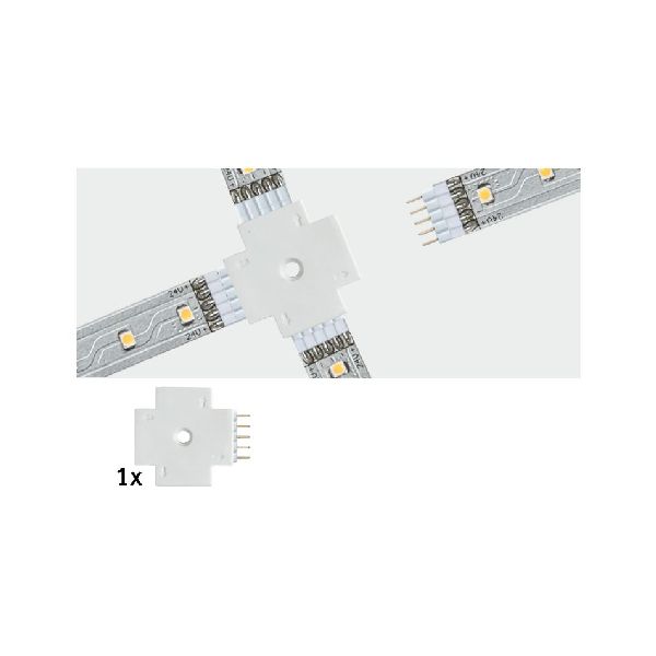 Function MaxLED X-Connector blanc plastique